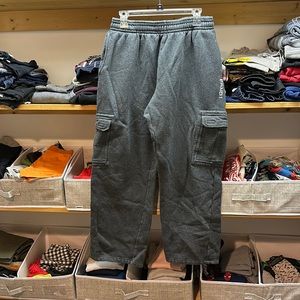Vintage dark gray and1 cargo sweat pants